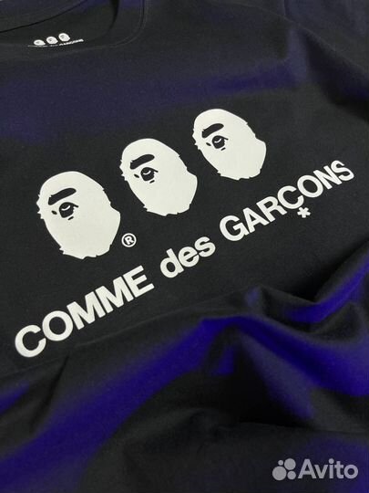 Футболка bape cdg