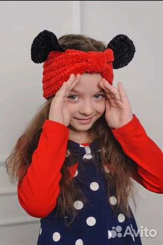 Повязка на голову микки маус подарок заяц