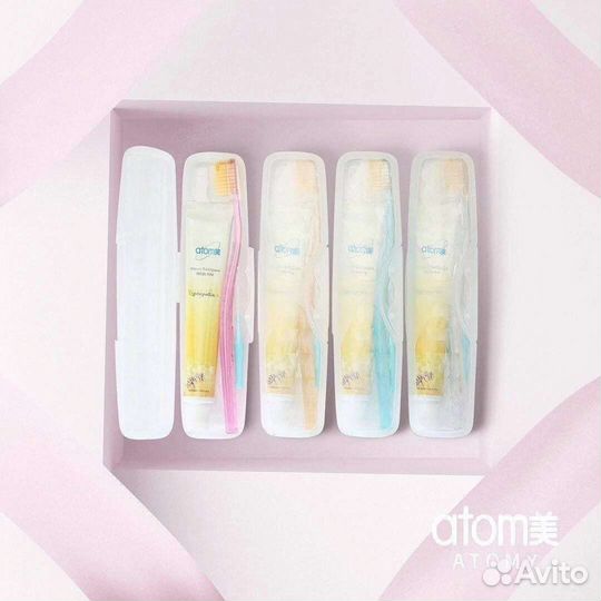 Дорожный набор Атоми (зубная паста и щетка)