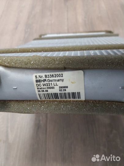 Радиатор отопителя Mercedes S 500 4Matic W221 273