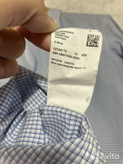 Рубашка Hugo Boss оригинал 40 153/4