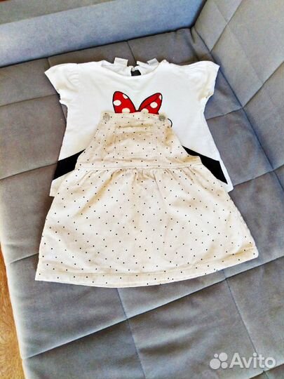 Комплект Футболка/штанишки р.86, Футболка/комбинез