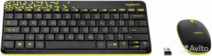 Беспроводные: клавиатура+мышь Logitech MK240 новые