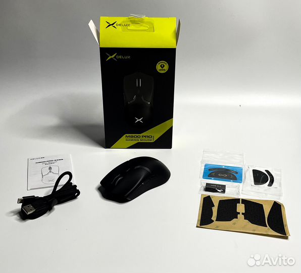 Игровая мышь delux m800 pro (новая версия paw3395)