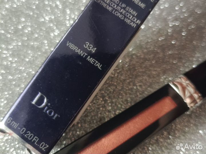 Dior помада жидкая 334 Vibrant Metal