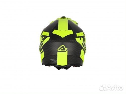 Мотошлем Acerbis steel carbon Yellow Fluo 2023