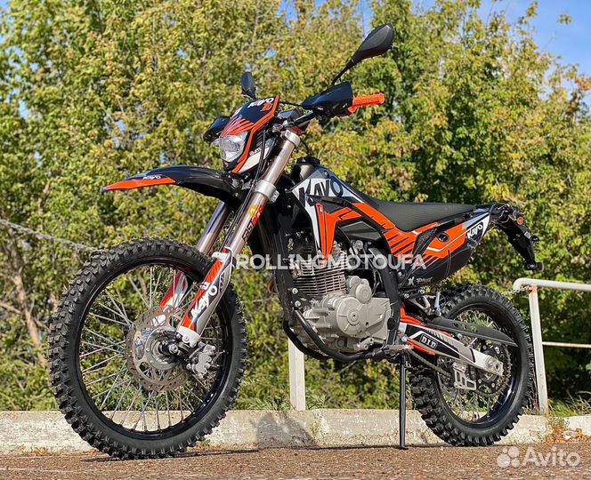 Мотоцикл кроссовый kayo T4 300 enduro PR300 птс