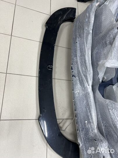 Сплитер на передний бампер Bmw f30 Sport line