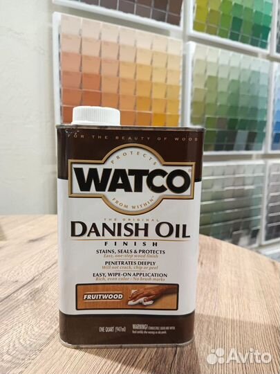 Масло для дерева и мебели watco Danish Oil Датское