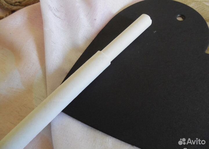 Меловые сердечки. Открытки