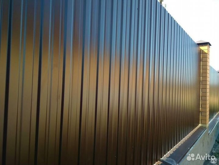 Забор из профнастила