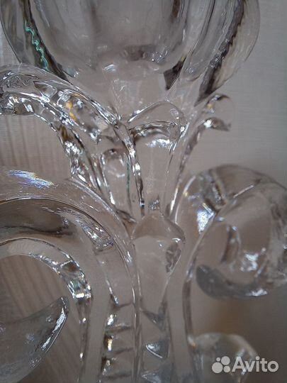 Подсвечники хрустальные СССР