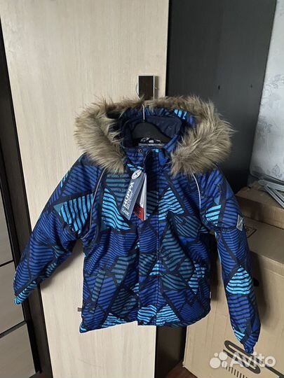 Новая зимняя куртка Huppa 140 хуппа -30
