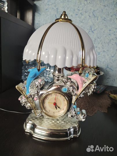 Часы светильник
