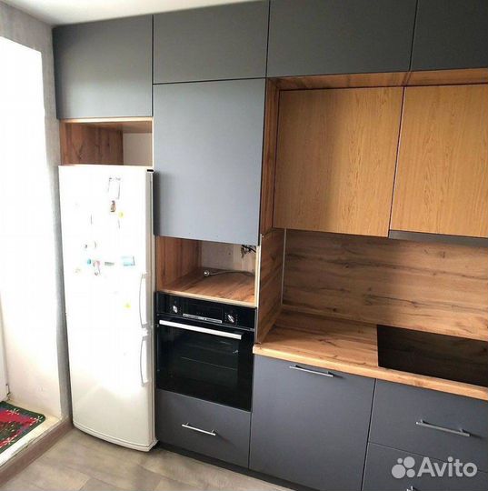 Кухонные гарнитуры серые
