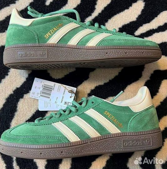 Кроссовки Adidas Spezial green зеленые