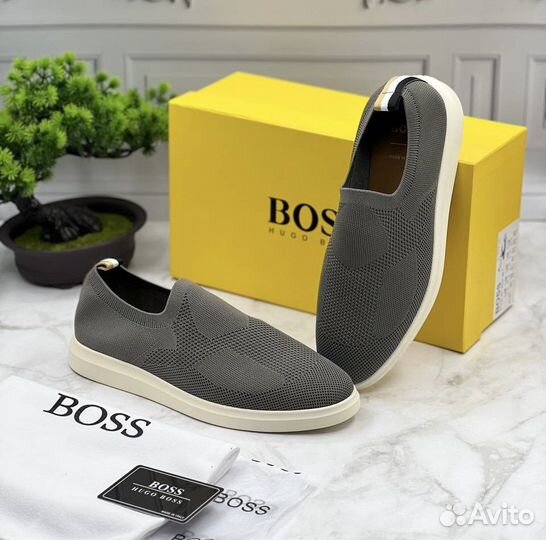 Hugo Boss Летние Мужские Мокасины Слипоны