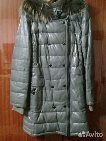 Куртка кожаная женская 48 размер