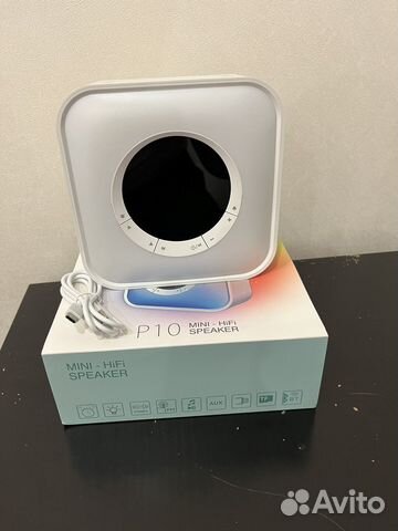 Будильник колонка часы светильник 4 в 1