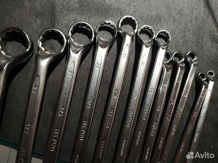 Heyco Набор двусторонних накидных ключей 6-32мм 12