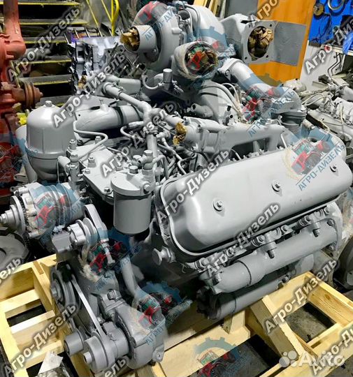 Двигатель ямз 236 не 2 V6 турбо комбайн -9.8