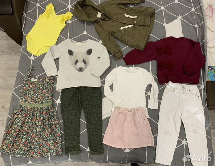 Вещи пакетом для девочки 110 Zara