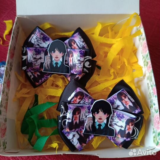 Бантики для волос ручной работы