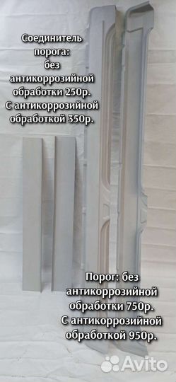 Пороги Ваз 2114 Кузовные детали