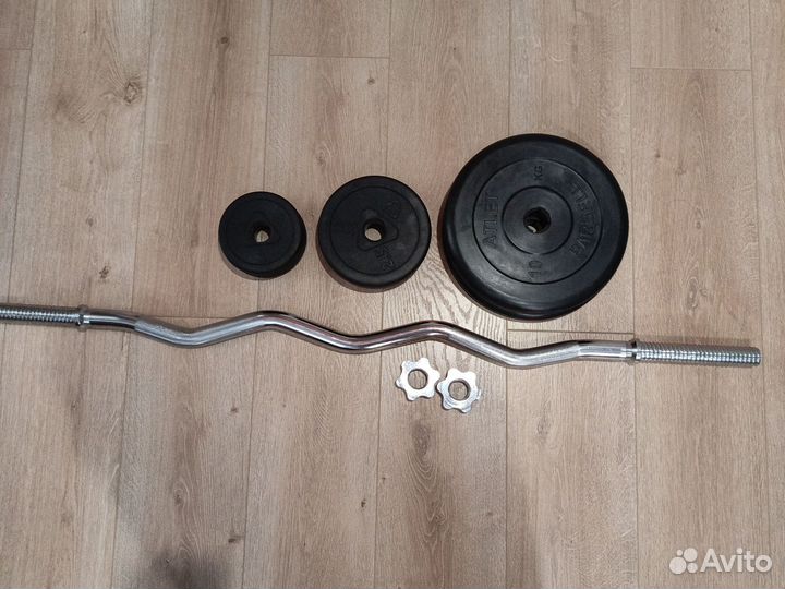 Набор: гриф с блинами