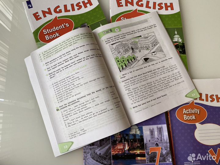 Комплект учебников по английскому языку 6 кл 7 кл