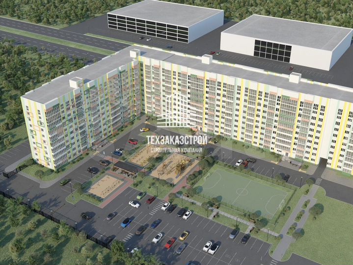 2-к. квартира, 49,5 м², 10/10 эт.