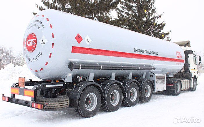 Полуприцеп газовоз GT7 ППЦТ-50, 2023