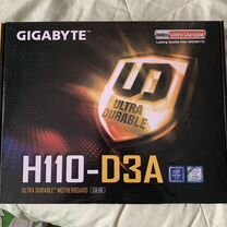 Материнская плата gigabyte ga h110 d3a