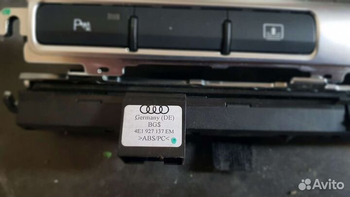 Блок кнопок металл/хром от audi a8/s8/w12 d3 2008г