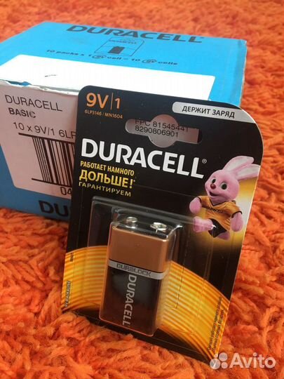 Батарейка duracell