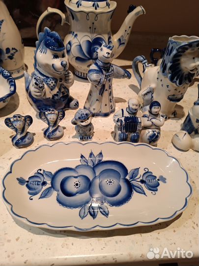 Посуда гжель