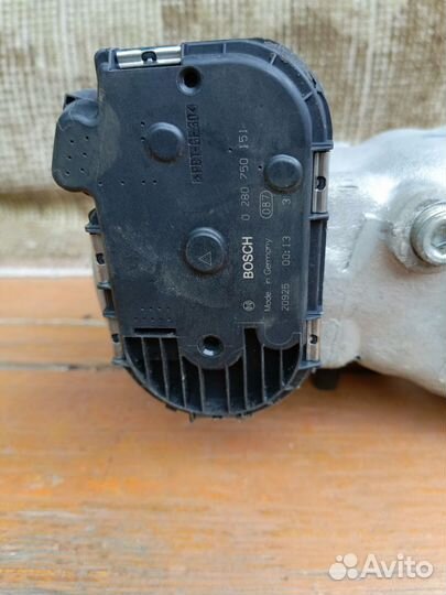 Коллектор впускной с дросселем на змз 409 евро 3