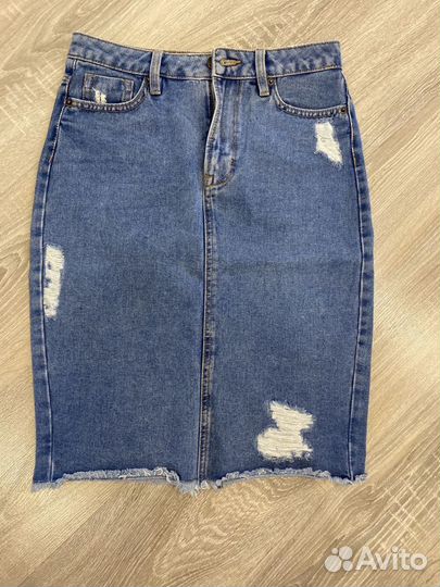 Юбка джинсовая