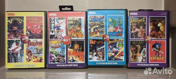 Картриджи Sega