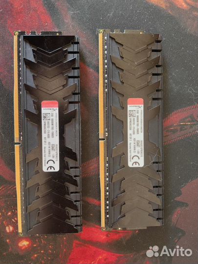 Оперативная память Kingston HyperX fury Black HX43