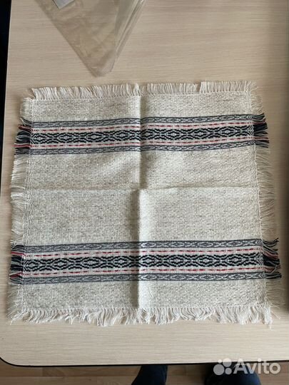 Скатерть льняная с салфетками