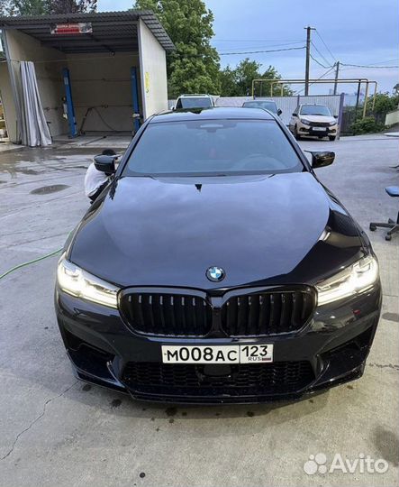 Сплиттер на BMW M5 F90 рест стиль оригинала