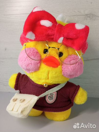 Мягкая игрушка утка Lalafanfan лалафанфан