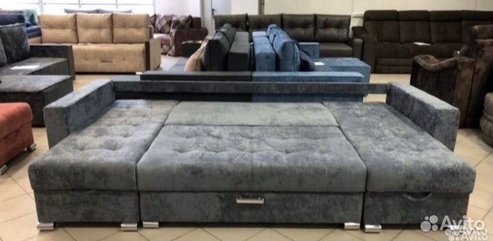 Диван П образный #008