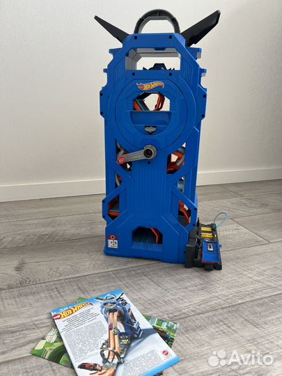 Hot wheels трек с коробкой и инструкцией