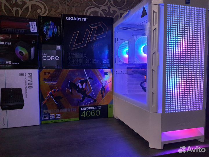 Мощный Пк RTX 4060 Ti Spider-Man+Core i5 12500