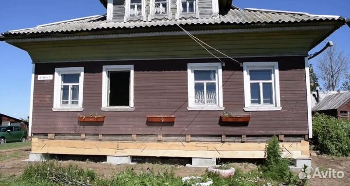 Замена венцов, замена лаг, подъем домов