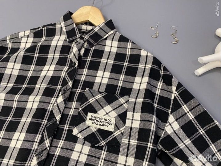 Рубашка colins укороченная xs