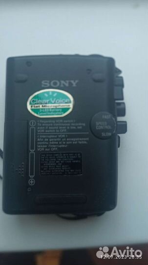 Кассетный диктофон sony. TCM-459V