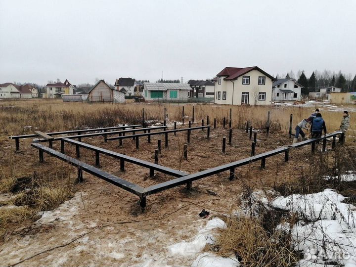 Сваи винтовые под ключ